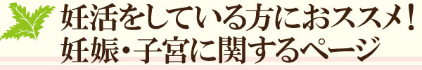 妊活をしている方におススメ!MUSEの妊娠・子宮に関するページ 妊活をしている方におススメ!MUSEの妊娠・子宮に関するページ